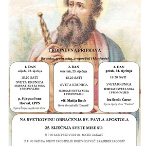 Biskup Gorski predvodi misno slavlje svetkovine obraćenja sv. Pavla u Retkovcu